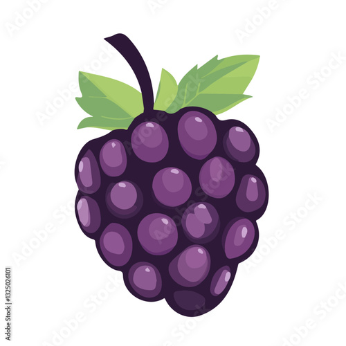 Marionberry Icon | Crisp & Clean Vector Artwork.
