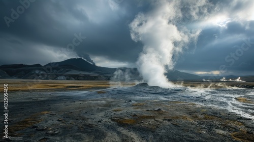 Geothermal Eruption in Iceland