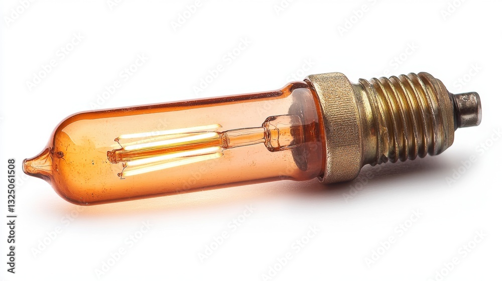 A G LED capsule bulb for small lamp fixtures, isolated on white A G LED capsule bulb for small lamp fixtures, isolated on white