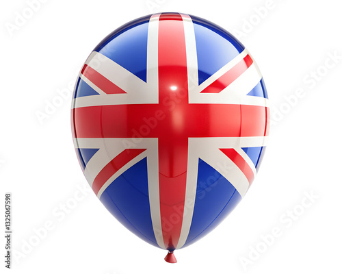 united kingdom flag on white background