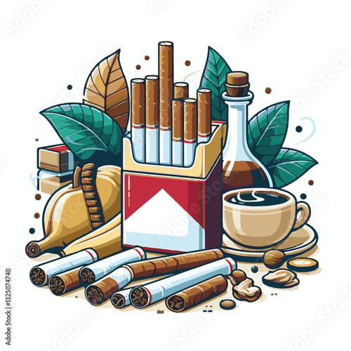 tobacco, nicotine, cigarette, health, background, cigar, smoke, cancer, leaf, addiction, risk, narcotic, unhealthy, toxic, plant, danger, industry, natural, crop, product, organic, nature, habit, harv