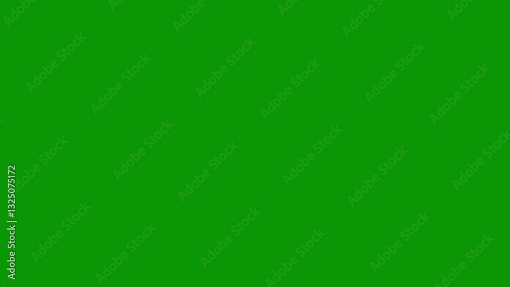 Animation of particles in motion on a green screen background. Animation of particles in motion on a green screen background.