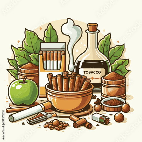 tobacco, nicotine, cigarette, health, background, cigar, smoke, cancer, leaf, addiction, risk, narcotic, unhealthy, toxic, plant, danger, industry, natural, crop, product, organic, nature, habit, harv