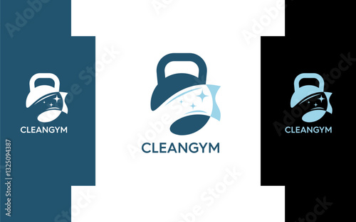 Fitness Clean wipes modern logo