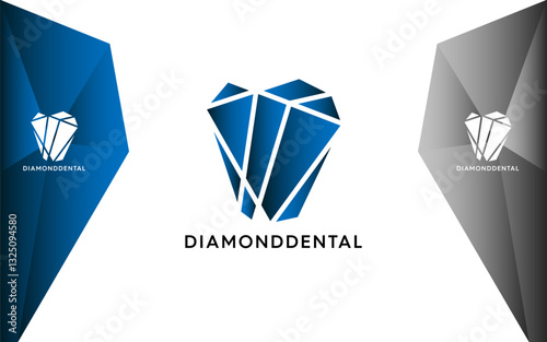 Diamond Studio Dental modern logo