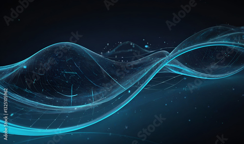 Waves, technology and education merge into a single, powerful image.
