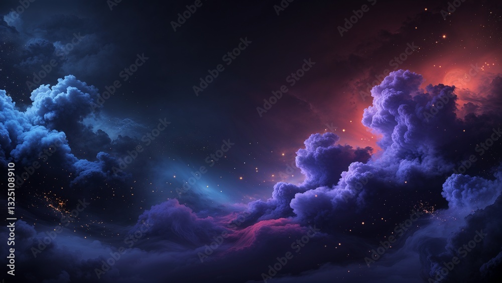 Fototapeta premium Dark Dramatic Gradient Wallpaper - AI-Generated Moody Abstract Background