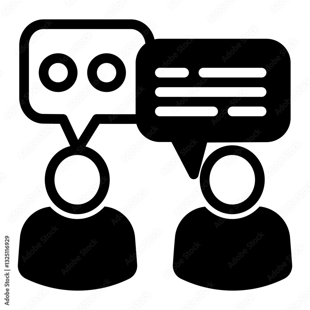 Communication Icon - Mixed Style - Business Value Themes Communication Icon - Mixed Style - Business Value Themes
