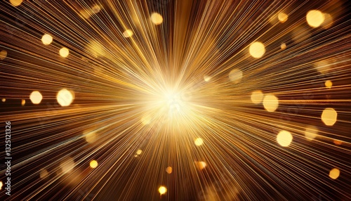 magic light holiday background gold burst christmas background