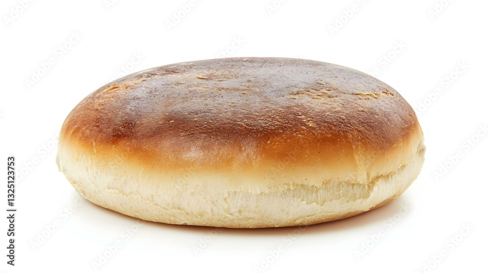 Hamburger bun isolated on white background Hamburger bun isolated on white background