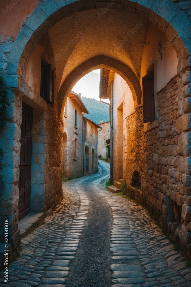 Fototapeta premium Saint Come d'Olt in Aveyron