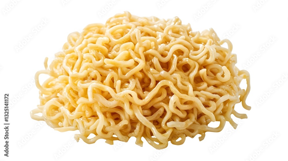 Manchurian noodles isolated on white background Manchurian noodles isolated on white background