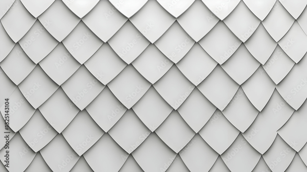 Abstract 3D White Scale Pattern Background Abstract 3D White Scale Pattern Background