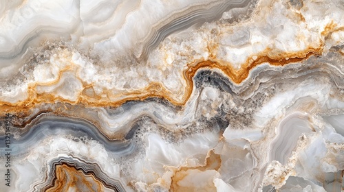 Abstract image shows complex patterns within a marbled surface