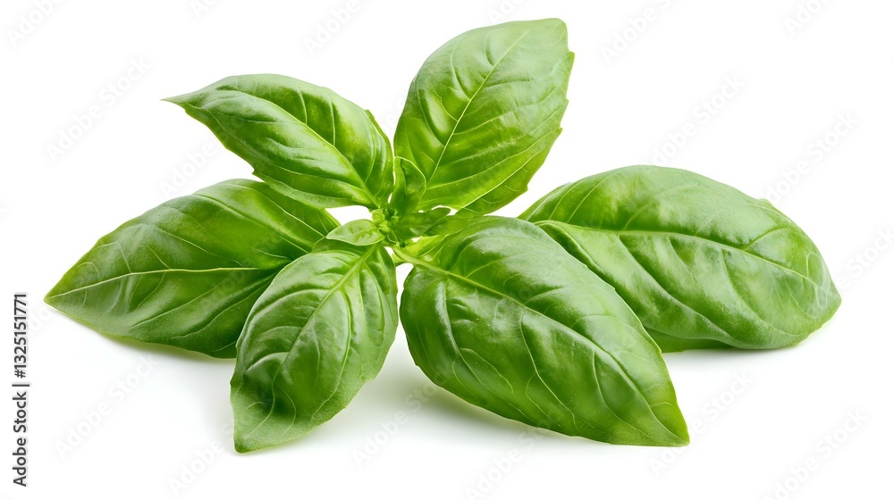 Fresh green leaf basil Fresh green leaf basil