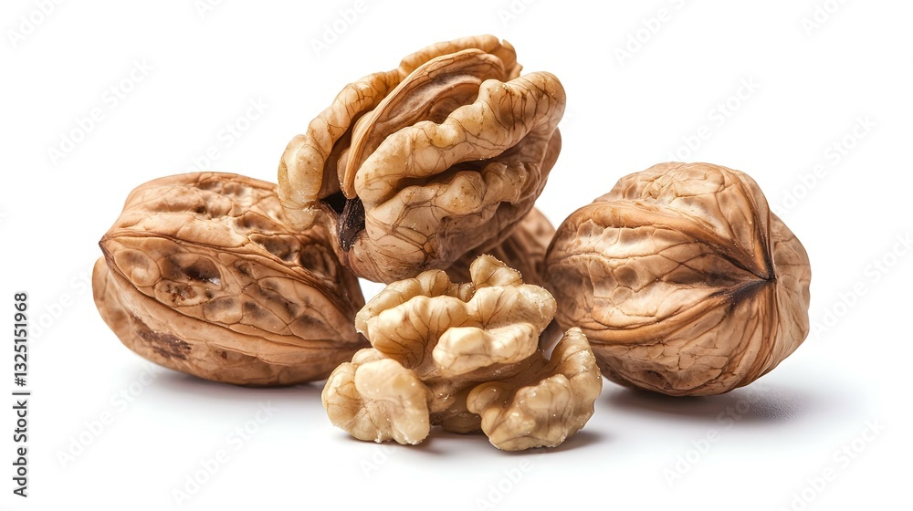fresh walnuts in peel isolated on white fresh walnuts in peel isolated on white
