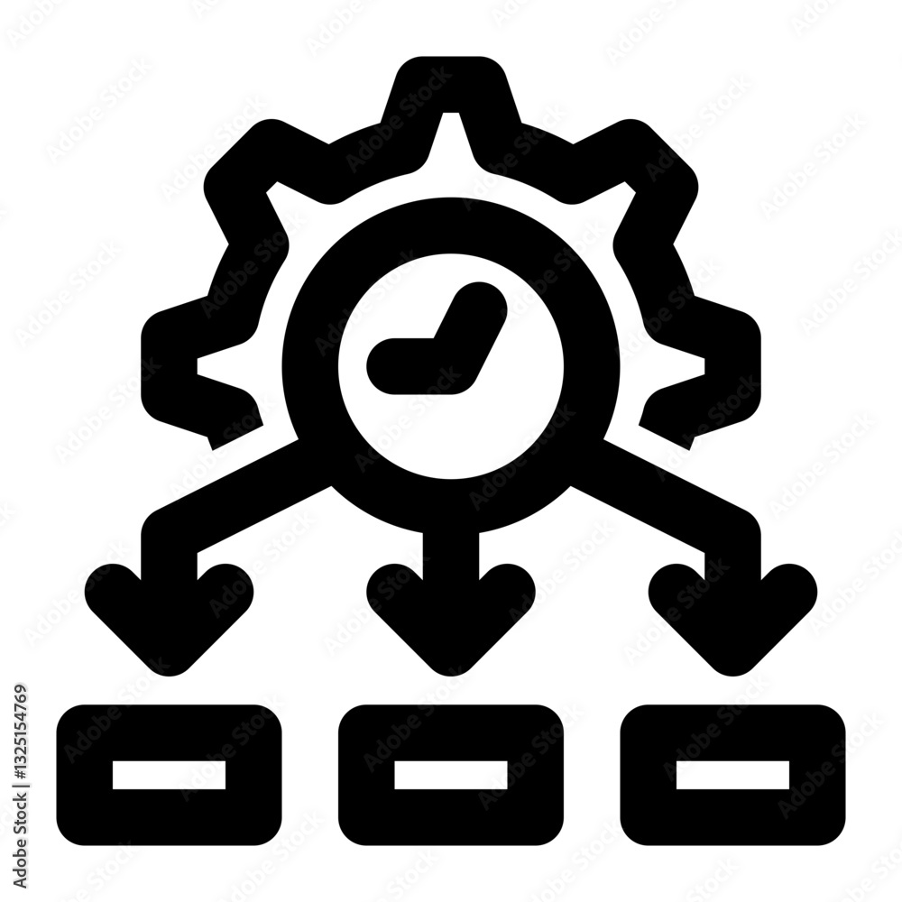 Activity Management, Time Management, Time Allocation Outline Icon
Activity Management, Time Management, Time Allocation Outline Icon