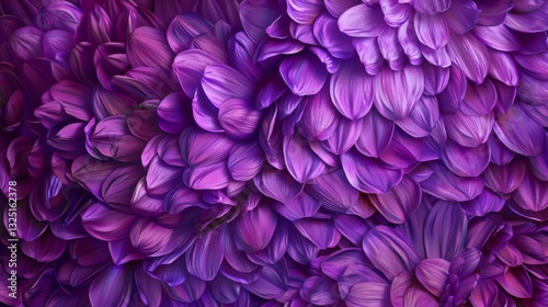 Close-up of a vibrant purple flower on a soft, blurred background. macro texture background.