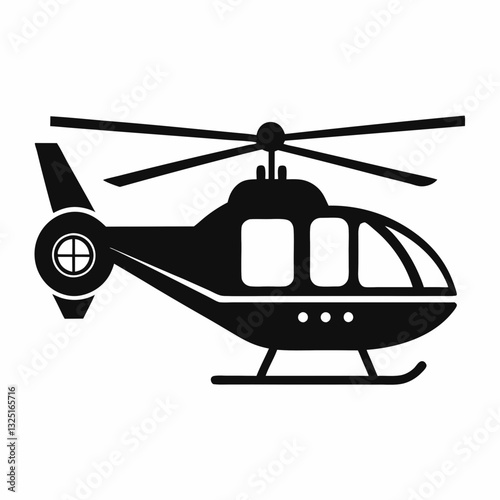 helicopter vector illustration