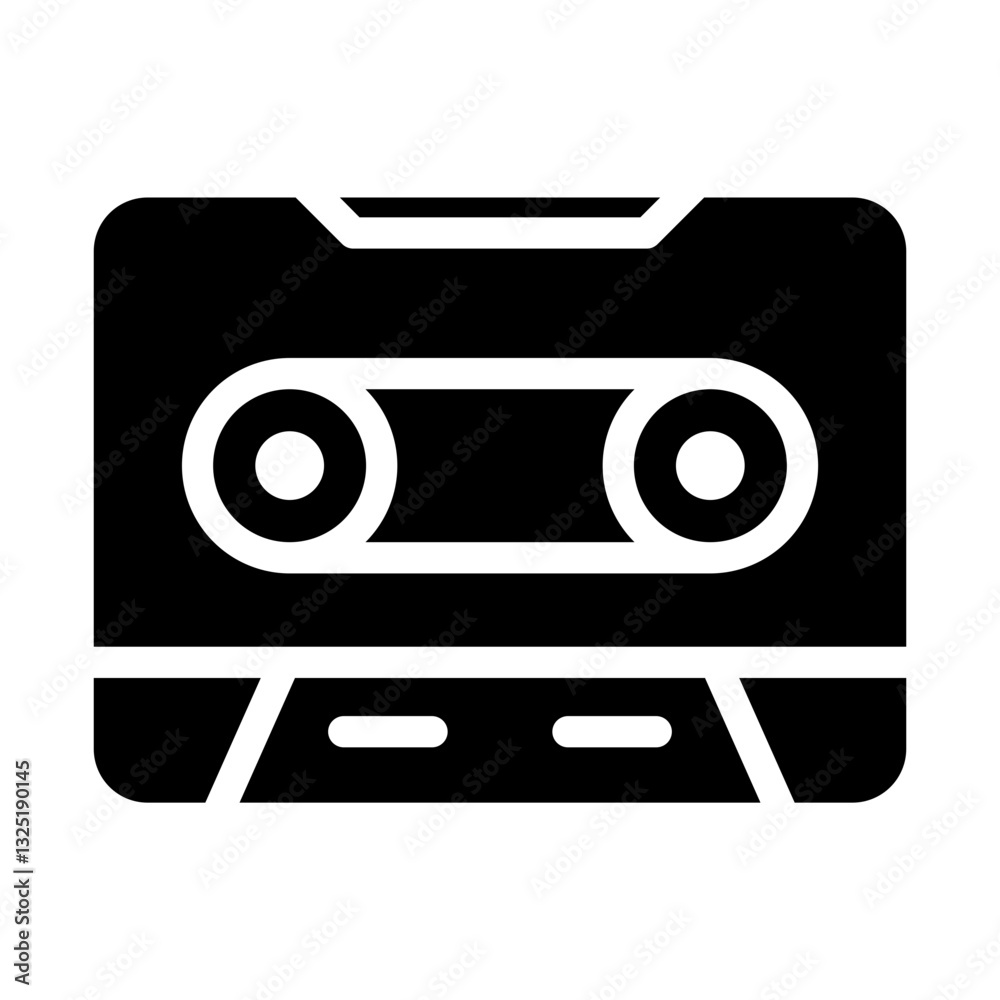 cassette Solid icon cassette Solid icon