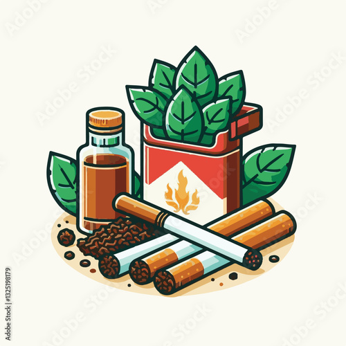 nicotine, tobacco, cigarette, health, cancer, smoke, addiction, background, unhealthy, risk, narcotic, danger, cigar, leaf, toxic, plant, product, industry, organic, crop, natural, habit, harvest, whi
