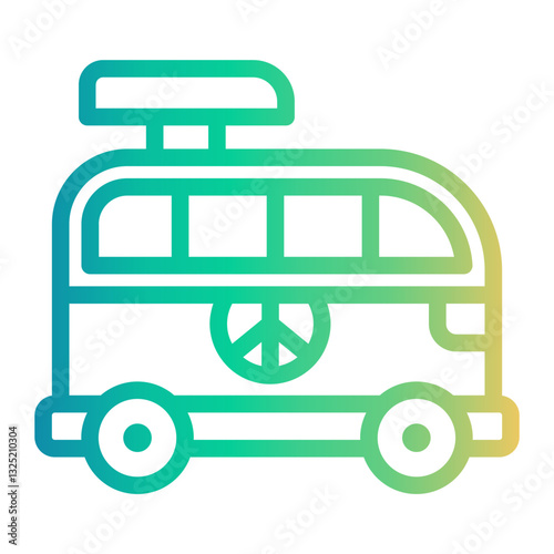 van Line Gradient Icon