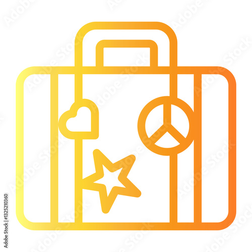briefcase Line Gradient Icon