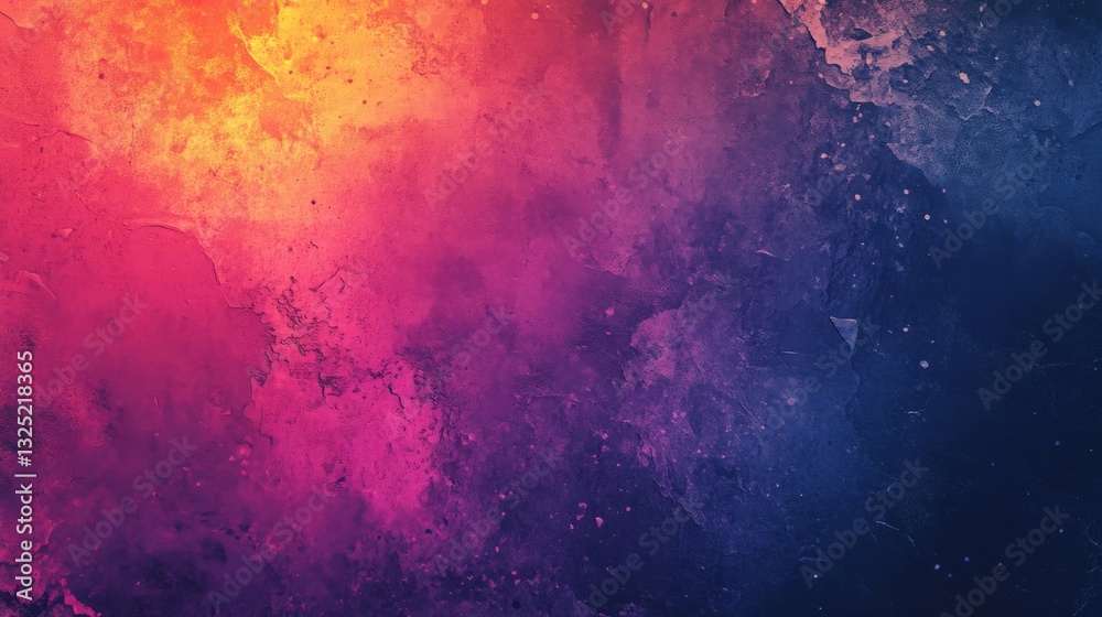 Fototapeta premium Vibrant Abstract Texture with Orange Pink Purple and Blue Hues