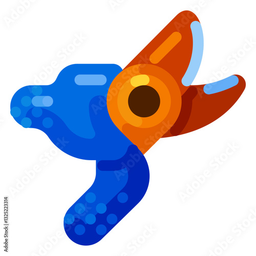 Garden Shears Icon – Pruning Tool Illustration