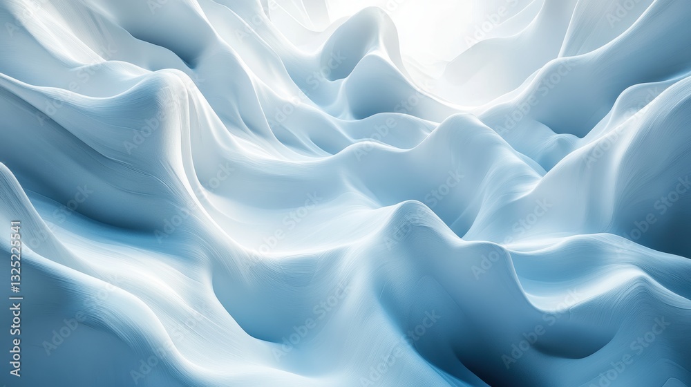 A captivating, futuristic backdrop, featuring an intricate, 3D wall rendered by AI, crafted from a harmonious blend of light blue and pristine white tones. This textured design promises to elevate A captivating, futuristic backdrop, featuring an intricate, 3D wall rendered by AI, crafted from a harmonious blend of light blue and pristine white tones. This textured design promises to elevate