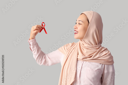 Beautiful Muslim woman with...