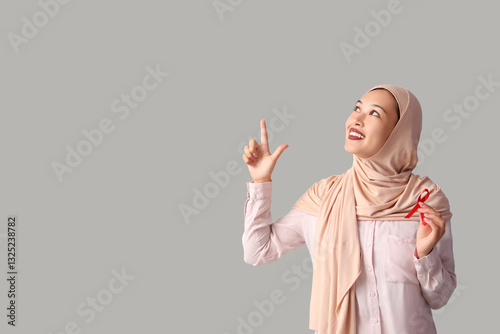 Beautiful Muslim woman with...