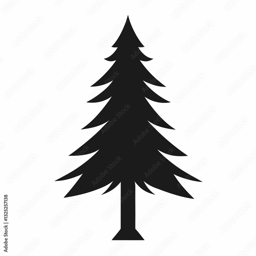 Fototapeta premium christmas tree vector