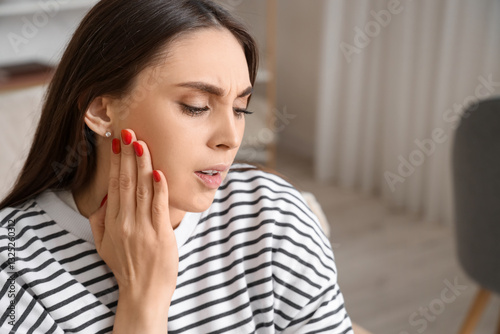 Young woman suffering from ...