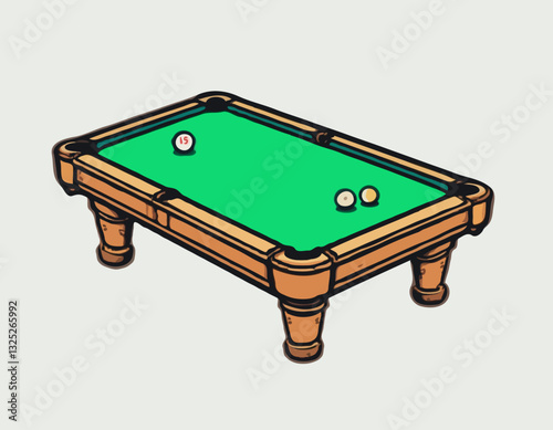 Billiards pixel icône linéaire parfaite. Illustration personnalisable de ligne mince. Jeu de pub, divertissement, symbole de contour d’activité de loisirs. Dessin de contour isolé de vecteur. 
