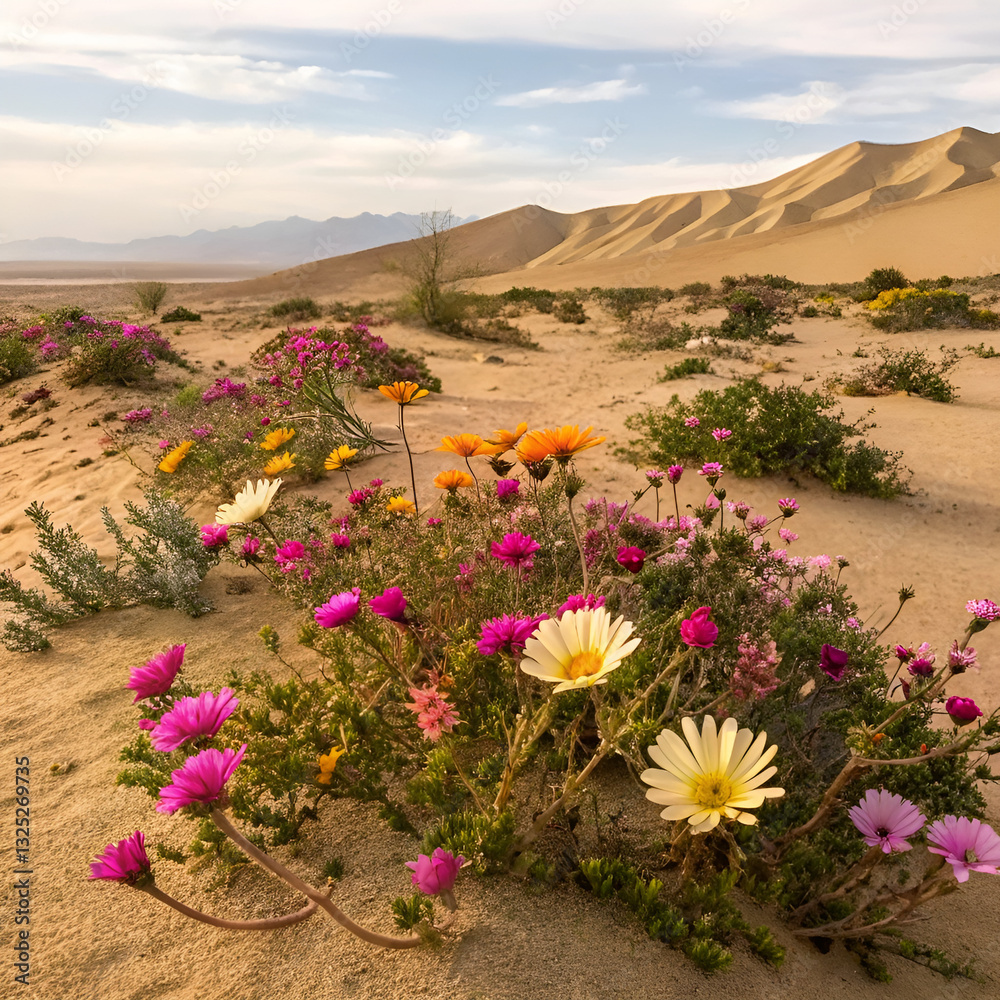 Obraz premium flowers in the desert