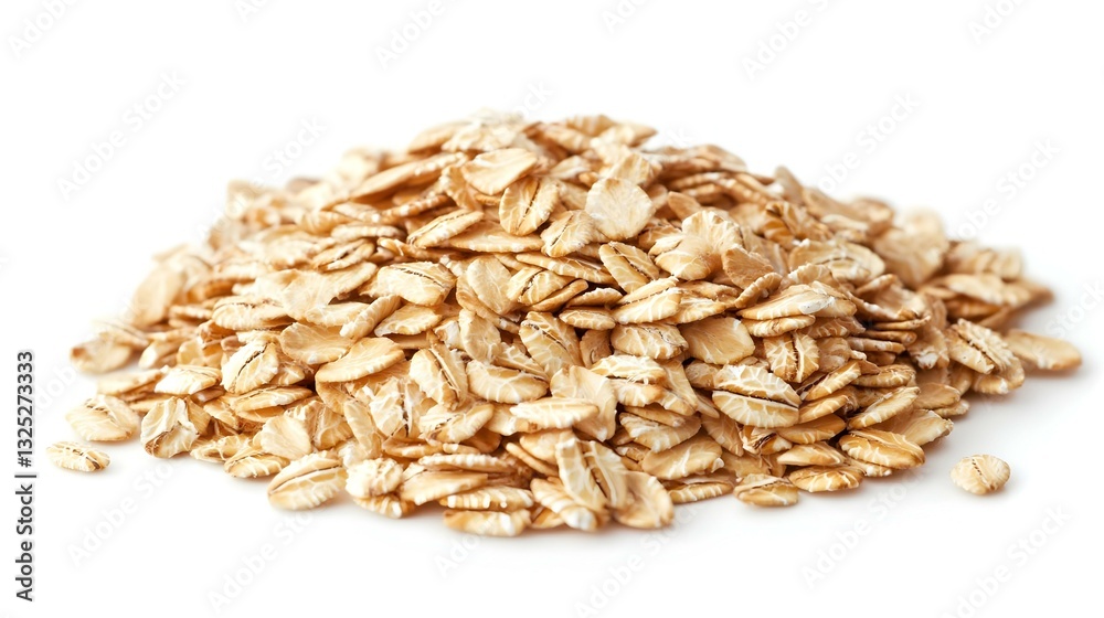 raw oats isolated on the white background raw oats isolated on the white background