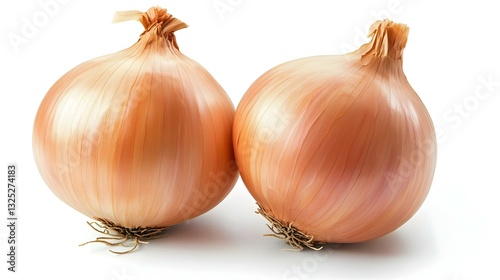 Wallpaper Mural One whole fresh bulbs of onion isolated Torontodigital.ca