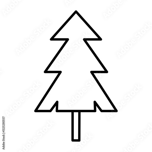spruce outline icon