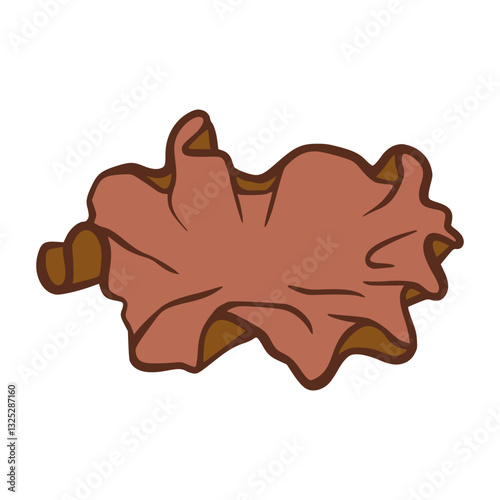 WOOD EAR MUSHROOM VECTOR ILLUSTRATION