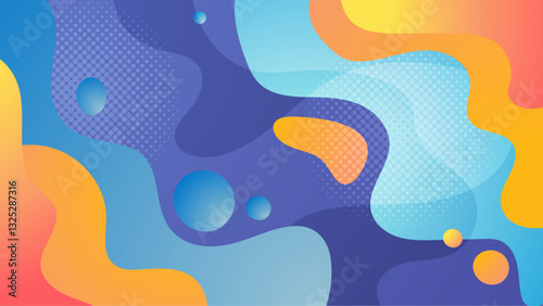 Abstract Blob Colorful Gradient Background_Abstract Blob Colorful Gradient Background-3