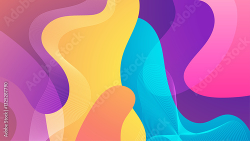 Abstract Blob Colorful Gradient Background_Abstract Blob Colorful Gradient Background-34