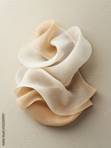 Elegant Draped Fabric Abstract Background
