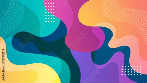 Abstract Blob Colorful Gradient Background-28