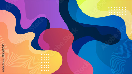 Abstract Blob Colorful Gradient Background-30
