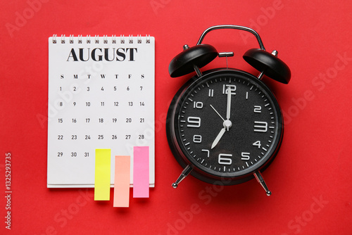 Calendar with alarm clock o...