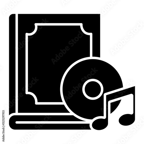 audio book Solid icon