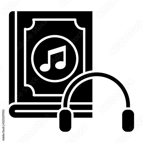 audio book Solid icon
