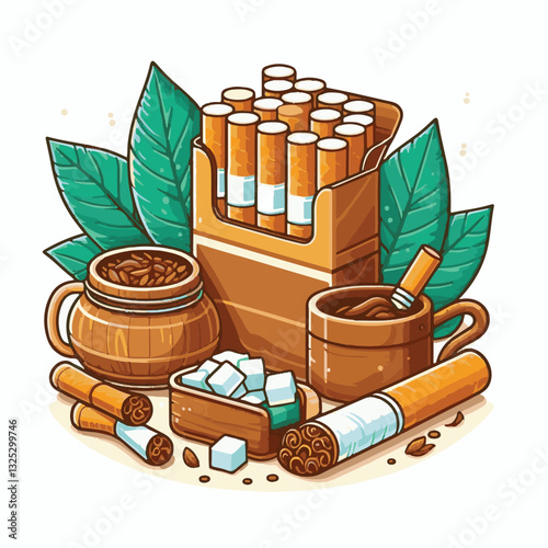 nicotine, tobacco, cigarette, health, cancer, smoke, addiction, background, unhealthy, risk, narcotic, danger, cigar, leaf, toxic, plant, product, industry, organic, crop, natural, habit, harvest, whi
