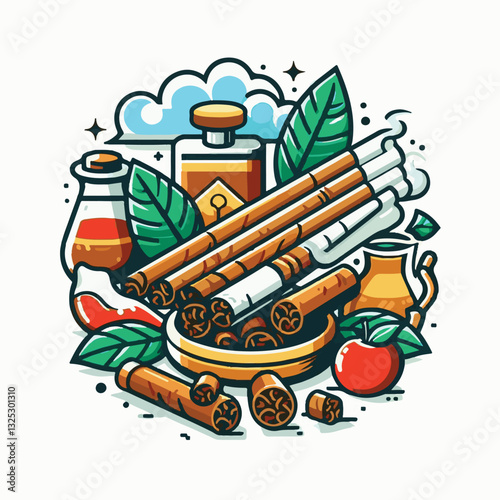 nicotine, tobacco, cigarette, health, cancer, smoke, addiction, background, unhealthy, risk, narcotic, danger, cigar, leaf, toxic, plant, product, industry, organic, crop, natural, habit, harvest, whi